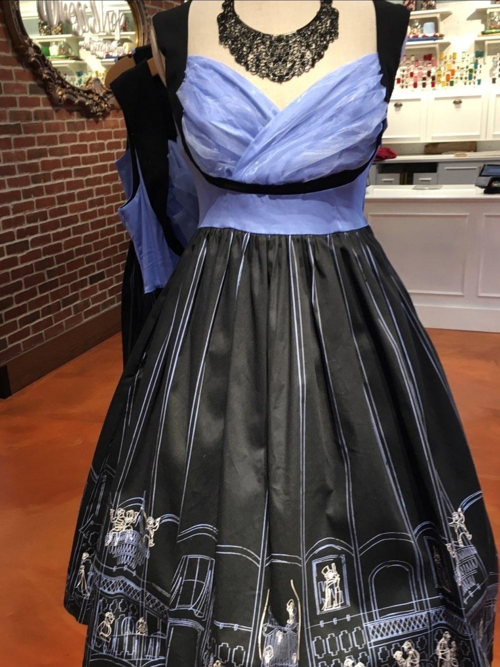 Her Universe Disney Dress Shop Haunted Mansion Fit-and-Flare NWT 1X